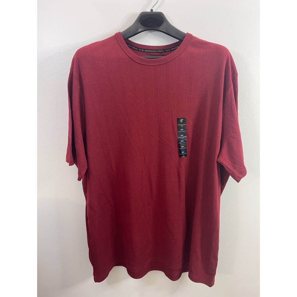 Shaquille‎ O'Neal Mens Casual Shirt Red Size 4XL (NWT)